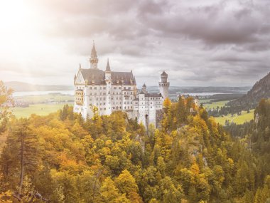 Castle Neuschwanstein in Bavaria Germany clipart