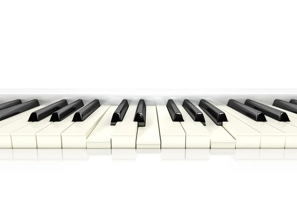 Teclas de piano clássicas — Fotografia de Stock