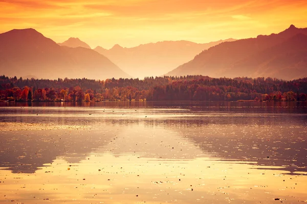 Lago Staffelsee na Baviera — Fotografia de Stock