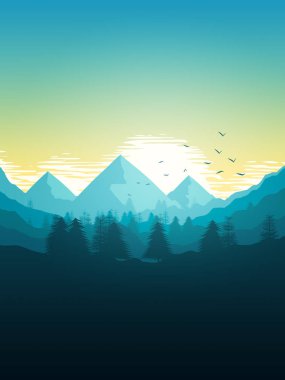 güzel dağ manzarası