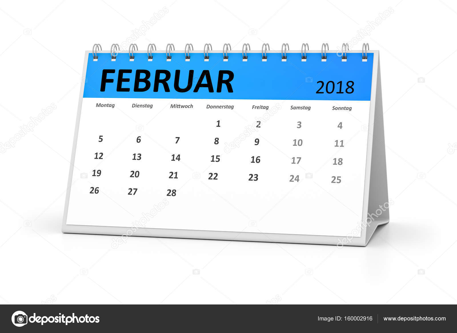 German language table calendar — Stock Photo © magann #160002916