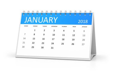 masa takvimi 2018 Ocak