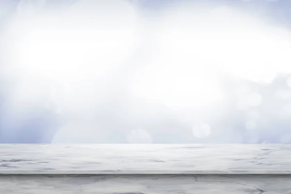 Порожній білий мармур Стільниця — стокове фото