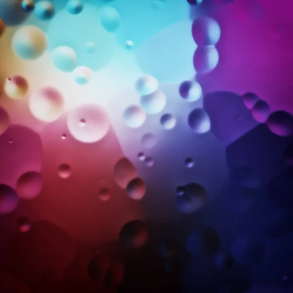 Textuur van kleurrijke olie druppels — Stockfoto