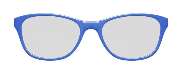 Blue plastic glasses — Stock Photo, Image