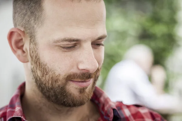 Handsome man with beard — Stock Photo, Image