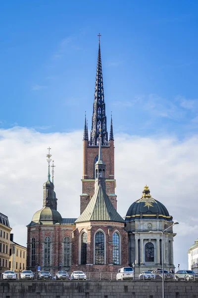 Riddarholmen Church in Stockholm Sweden — Stok fotoğraf