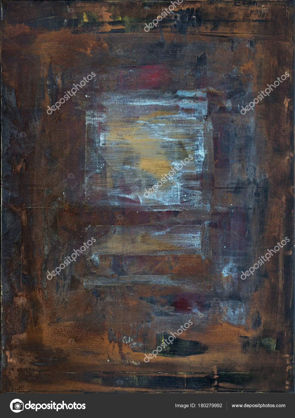 rostige abstrakte Kunst auf Leinwand — Stockfoto © magann #180279992 rostige abstrakte Kunst auf Leinwand — Stockfoto © magann #180279992