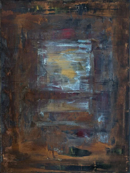 rusty abstract art on canvas