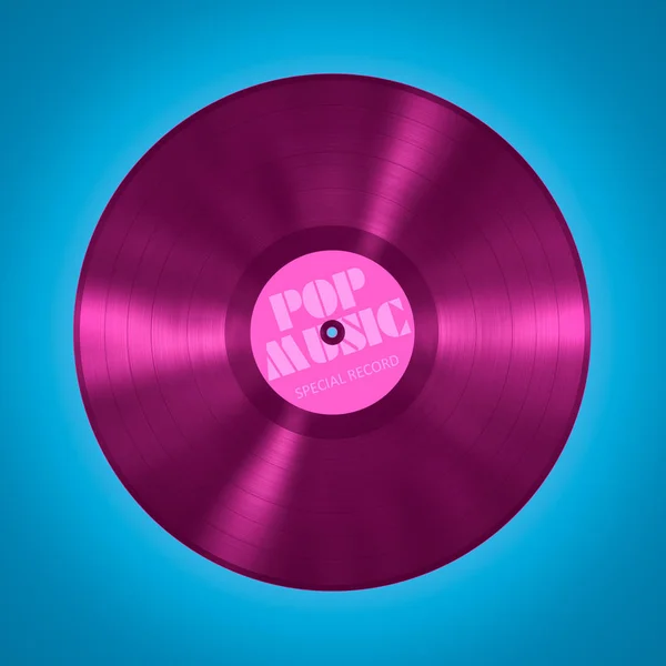 Vinyle disque pop musique — Photo