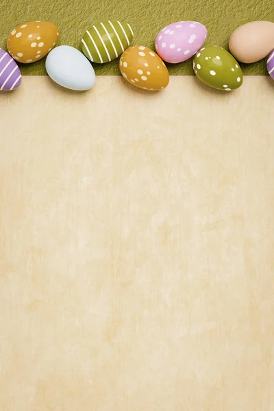 Illustration Beautiful Colored Easter Eggs Bright Background — Stock Photo, Image