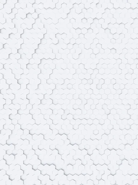Illustration Vit Hexagon Bakgrund — Stockfoto