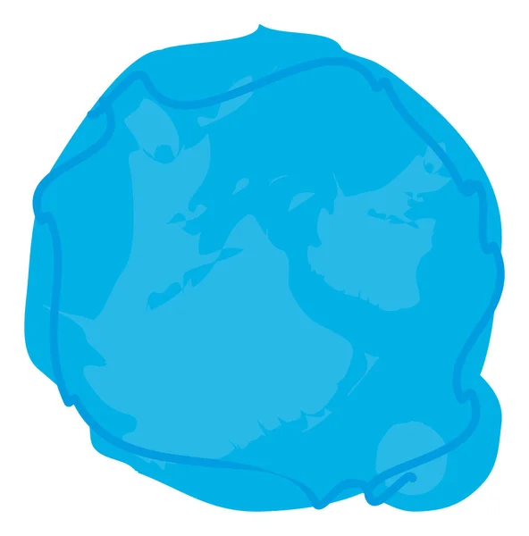 Cercle Tache Bleue Sur Fond Blanc — Image vectorielle