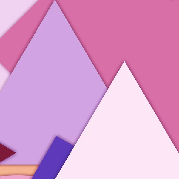 Colorful Layered Flat Triangles Shaped Background — Stock Photo, Image