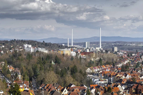 Müllverbrennungsanlage Stuttgart — Stockfoto