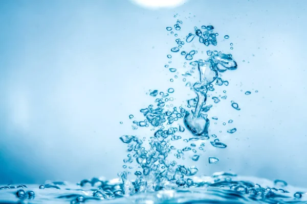Bolhas de ar de água fundo — Fotografia de Stock