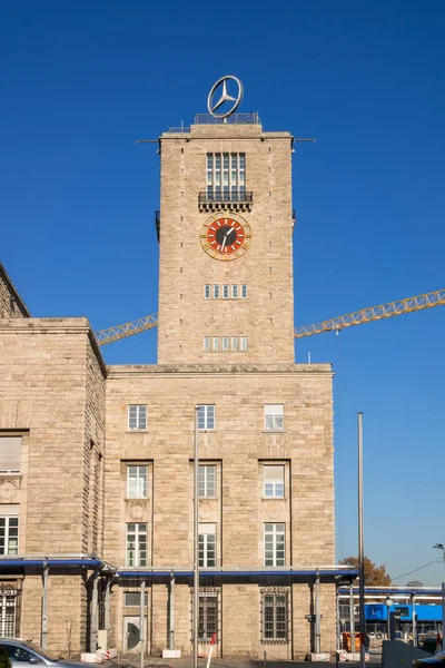 Hauptbahnhof Stuttgart mit Umbau für Projekt stutt — Stockfoto