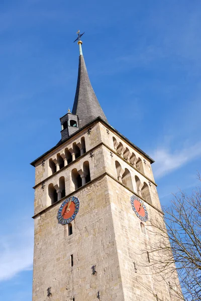 Słynny kościół Martinskirche in Sindelfingen germany — Zdjęcie stockowe
