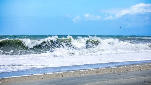 Tempestoso oceano scenario sfondo — Foto Stock