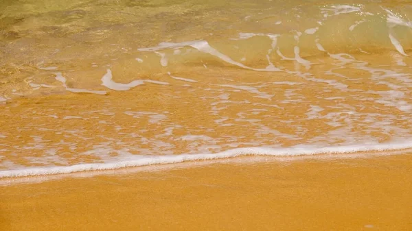 Kumlu Sahil Şeridi Dokusu Arkaplanının Bir Görüntüsü — Stok fotoğraf