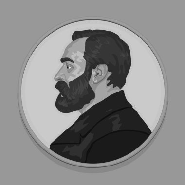Nobel Ödüllü Stockholm İsveç resmi siyah beyaz