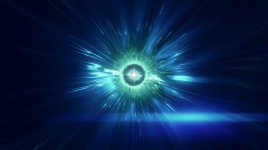 Zaman tünelinin bir çizimi.