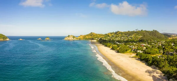 Una Vista Aérea Hahei Beach Nueva Zelanda —  Fotos de Stock