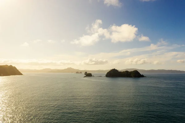新西兰Hahei海滩的航景 — 图库照片
