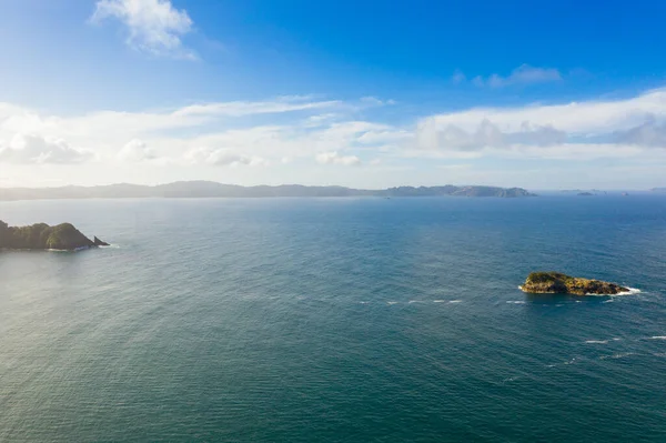 Een Antenne Uitzicht Hahei Beach Nieuw Zeeland — Stockfoto