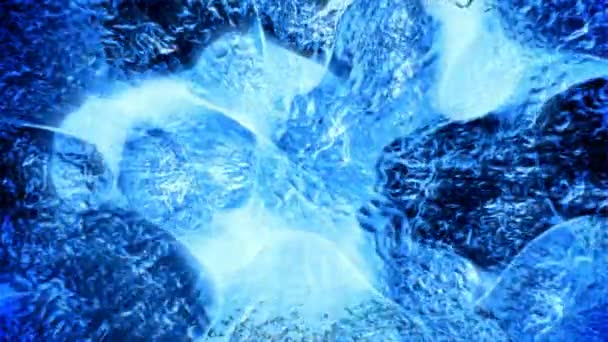 Eis Muster Abstrakte Bewegung Hintergrund Nahtlose Schleife — Stockvideo