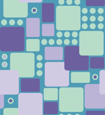 yuvarlak köşeli dikdörtgenler üzerinden soyut geometri