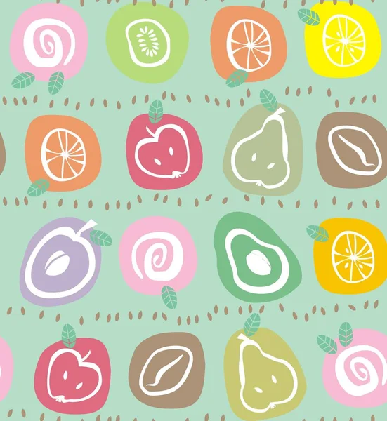 Fruits ovales — Image vectorielle