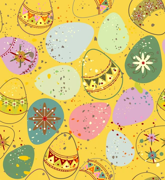 Декоративные пасхальные яйца — стоковый вектор