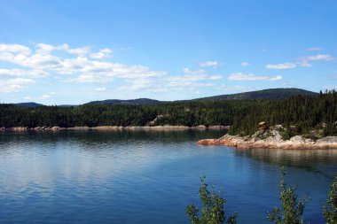 Kıyı şeridi manzara Quebec