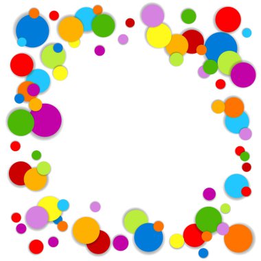 Eğlenceli daire kenarlık