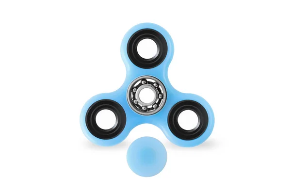 Fidget spinner on white background with opened cap — Stock Photo, Image