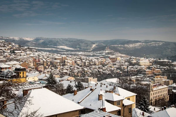 Vista de Veliko Tarnovo Imágenes de stock libres de derechos