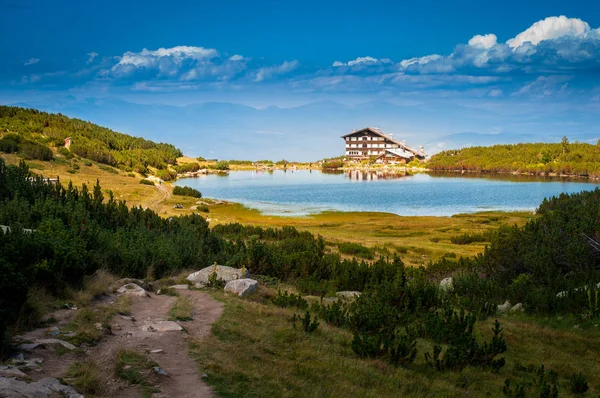 Bezbog kunyhóban, a Bansko bolgár — Stock Fotó