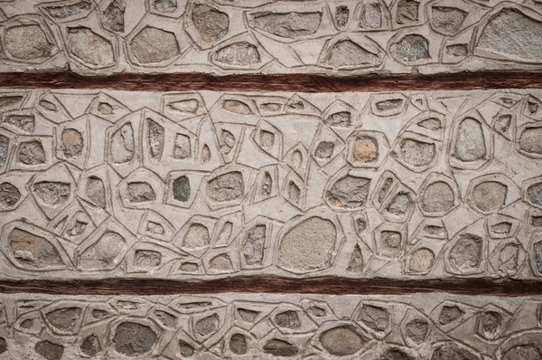 전형적인 돌 담 — 스톡 사진