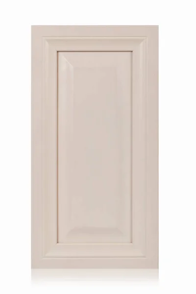 Дерев'яні двері шафи ізольовані на білому — стокове фото
