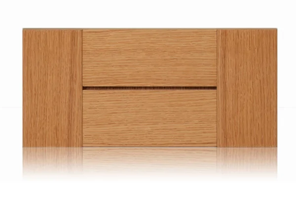 Dřevěná dvířka skříňky — Stock fotografie