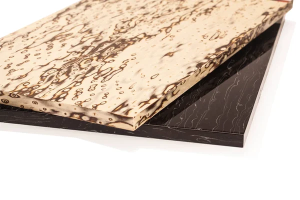 Доска из ламинированной древесины используется в мебели Стоковое Фото