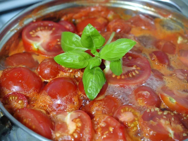 Heiße Tomaten Hintergrund — Stockfoto