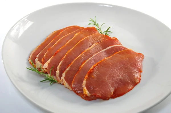 Raw pork chops — Stock Photo, Image