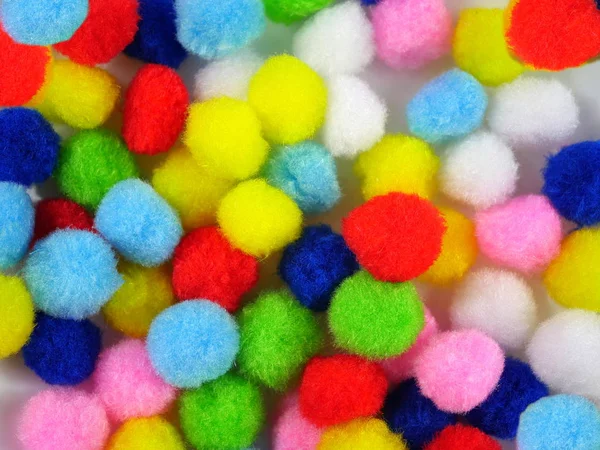 Bakgrund med färgade bollar — Stockfoto