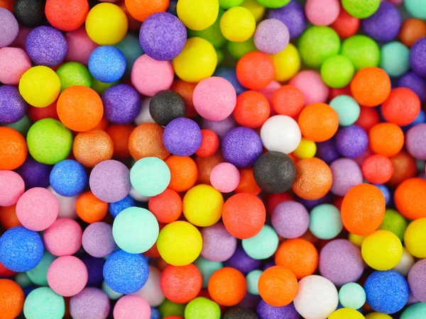 Fond avec des boules colorées — Photo