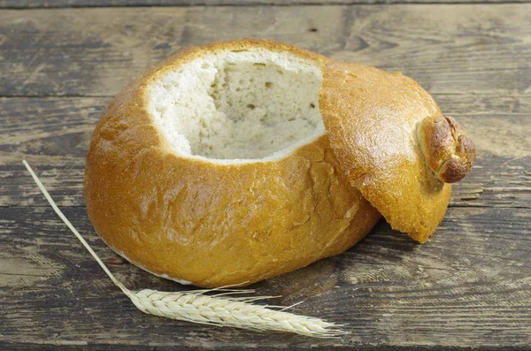빈 빵 그릇 뚜껑 — 스톡 사진
