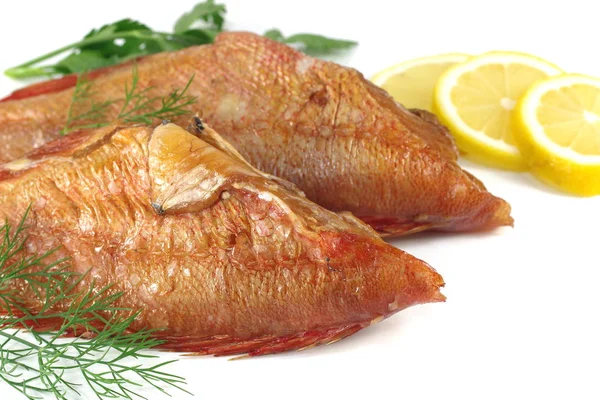 Salwater czerwony ryby wędzone — Zdjęcie stockowe