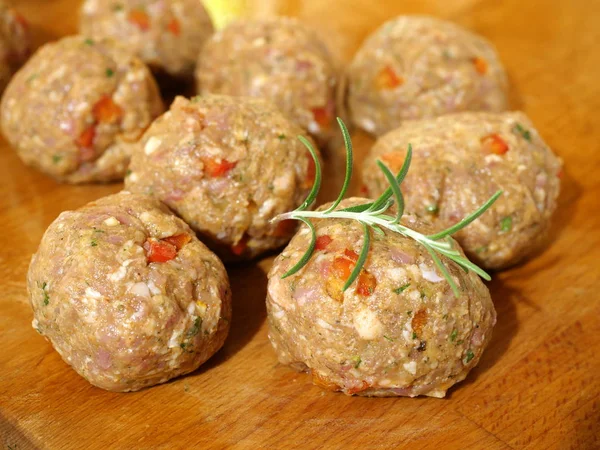 Raw minced  meat — Stock Photo, Image