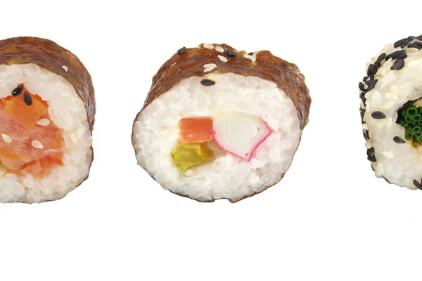 Smakelijk gedeelte sushi — Stockfoto